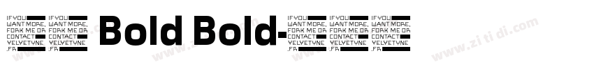 小米 Bold Bold字体转换